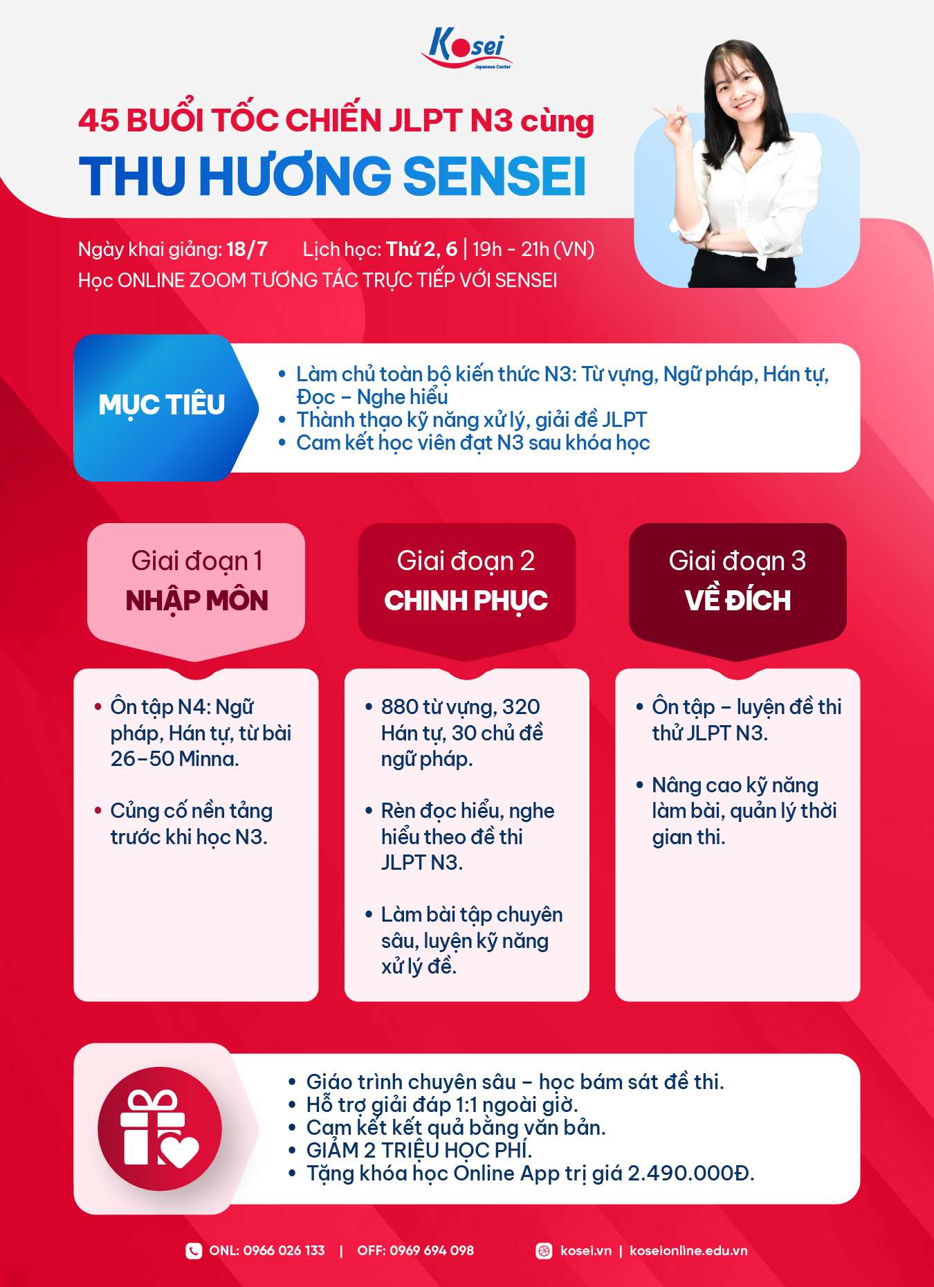 Lộ trình học 45 buổi tối ưu hoá của khoá học Tốc chiến N3
